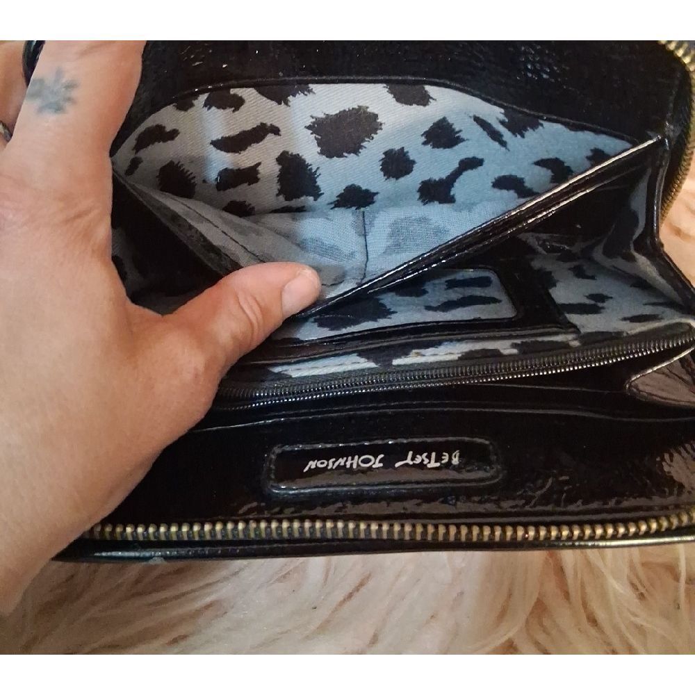 Betsey Johnson Glittering Black Sequin Clutch - Picture 3 of 9